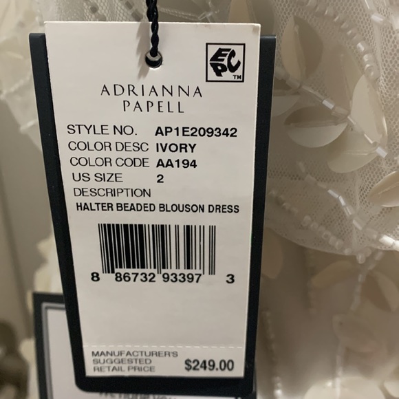 Halter Beaded Blouson Dress - Picture 8 of 13